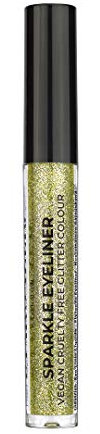 Stargazer Sparkle Vegan Glitter Liquid Eyeliner Schnell Trocknend Fein Extreme Glitter Farbe Gold