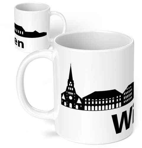 True Statements Tasse Ruhrpott Skyline Ruhrgebiet NRW - Kaffeetasse mit schönem Spruch - beidseitig bedruckt - spülmaschinenfest, stadt witten