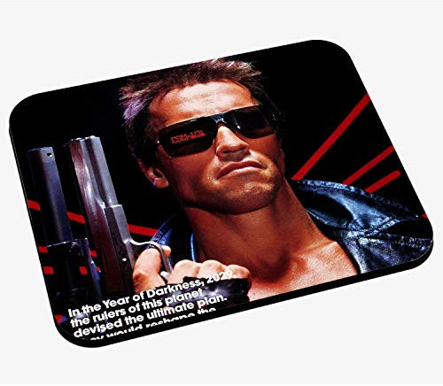 French Unicorn Tapis de Souris Affiche Vintage Film Terminator Poster Ancien Cinema Retro