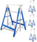 Randaco 8x Gerüstbock Klappbock Tragkraft 200 kg 7-fach Arbeitsbock Höhenverstellbar 82-130 cm Teleskop-Arbeitsbock Gestelle Klappbock Metall Unterstellbock Arbeitsbock Gerüste
