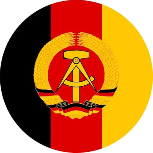 U24 Aufkleber DDR NVA Hoheitsabzeichen 10 x 10 cm Autoaufkleber Sticker Konturschnitt