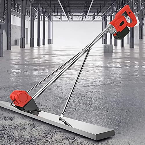 ALSUP Herramienta de vibración de la Regla de Potencia para el procesamiento de hormigón, Herramienta de Trabajo de la Regla de Superficie de hormigón de 6000 RPM,2electric