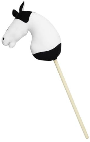 Panduro DIY Hobby Horse – Undekoriertes Steckenpferd mit Holzstab – Bastel-Hobbypferd zum Selbstgestalten – Stockpferd ohne Rollen, ohne Sound – 85 cm Länge – Icelandic