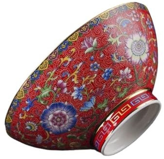 Bols à dessert en porcelaine, bol à fruits et flocons de maïs, bol en céramique * Bol à riz en porcelaine de style palais ancien chinois, bol à porridge, bol à soupe13 cm 5,1 pouces Bol en céramique c