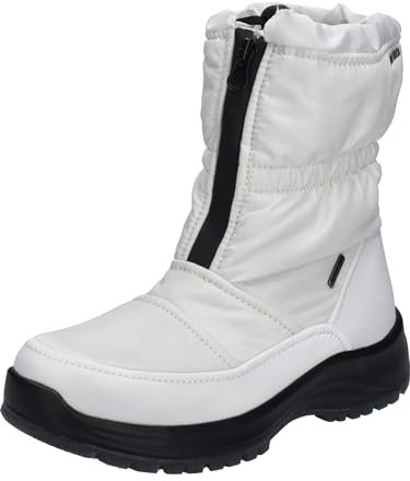 Josef Seibel Damen Winterstiefel Colorado 58,Weite G (Normal),Wechselfußbett,wasserdicht,Winterboots,Schneestiefel,warm,Weiss,36 EU