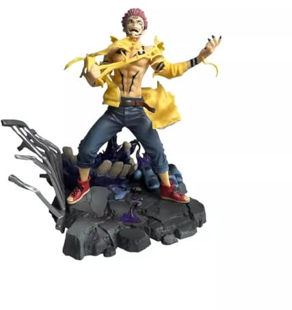 Jilijia Ryomen Sukuna Figur Anime Stehende Position Modell PVC Karikatur Figur Statue Desktop Ornamente Sammelobjekte Geschenke 27CM