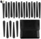 20 Stück Transporthülle, 120mm Transporthüllen mit Clipdeckel, J-Tube Case Aufbewahrung Behälter mit Beutel, Schwarz Wasserdicht Joint Tube Cones Joint, Joint Etui für Tragentransport Zubehör