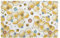 FRODOTGV Bees Happy Honeycomb Flower Door Mat 32x20in Non-Slip Rubber Backing Low Profile Entrance Mat Extra Bath Rugs for Holiday Decorative Entrance Porch Outdoors