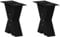 vidaXL Pieds de Table Basse en Forme de X, 2 pièces, Noir, 40 x (30-31) cm, Acier