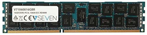 V7 V71060016GBR Server DDR3 DIMM Arbeitsspeicher 16GB (1333MHZ, CL9, PC3-10600, 240pin, 1.35 Volt, Registered ECC)