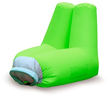 Balvi - Cloud Sillón de Playa Hinchable Piscina o Las excursiones. Muy fácil de inflar. Color Lima.