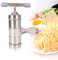 Kabalo Stainless Steel 6 Piece Manual Noodle Maker Fresh Pasta Machine Moulds