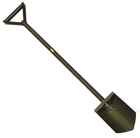 Steel Shovel Square Blade Black ADA Bigfoot Extended Metal Detector