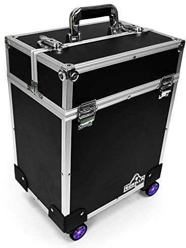 Gorilla GC-340B Trolley Cat Dog Pet Grooming Equipment Pull-Along Carry Case (Black) Equestrian Cleaning Box