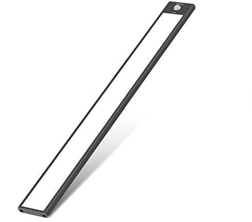 YEELIGHT Unterschrank-Lichter, kabellos, 71 LEDs, Schranklicht, bewegungssensorisch, wiederaufladbar, Unterschrankbeleuchtung, dimmbar, 39 cm, magnetisch, zum Aufkleben für Schrank, Treppen, kaltweiß