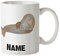 Mr. & Mrs. Panda Personalisierte Tasse Robbe Lachen - Personalisierte Geschenke, Strand, Wunschname, Seehund, Tiere, Tasse mit Namen, Ostsee,