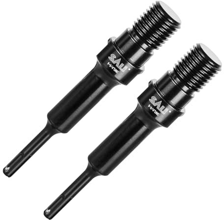 SALI 2 Stück Adapter 1 1/4 UNC auf SDS Plus für Kernbohrer Bohrkrone Lochsägen, SDS Plus Adapter, Fliesenbohrer Adapter Bohrfutter