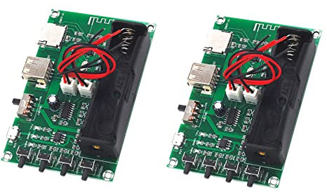 Tlilyy 2X Placa Amplificadora de Potencia XH-A150 Batería de Litio Bluetooth Digital 10W
