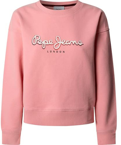 Pepe Jeans Maddy Sudadera, Rosa (Rosa Lavado), L para Mujer