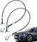 Lot de 2 verrous de porte de voiture - En métal à haute résistance - Accessoire antivol portable multifonction pour caravane, camping-car, camion