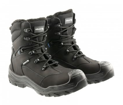 Högert isolierte Winter-Sicherheitsstiefel S3L FO SR mit Fleecefutter schwarz Jorg 41