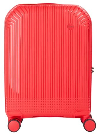 Valentino Trolley Wood Carry On Suitcase Corallo Koralle 56cm