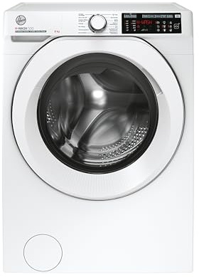 Hooover HWQ 48AMC/1-84 Waschmaschine I 8 kg I Wi-Fi und Bluetooth I Inverter-Motor I Dampfoption I Fleckenoption