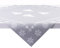 Sovie Home Tischdecke White Tree in Silber aus Linclass® Airlaid, Weihnachtstischdecken stoffähnlich, ideal für Advent, Weihnachten & Weihnachtsfeiern, 80x80 cm, 1 Stück