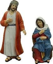 Dekop Krippenfiguren, Herbergssuche passend für 12cm Figuren (444635095951)