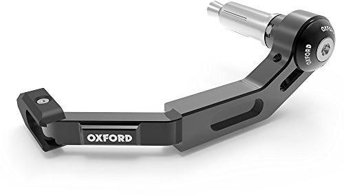 Oxford Premium Aluminium Motorcycle Lever Guard Set OX700, Black