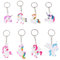 AOKWAWALIY Handset Anhänger 38 Stück Schlüsselanhänger zum Basteln Schlüsselanhänger zum Basteln Einhorn Taschenanhänger Einhorn Schlüsseldekoration Einhorn Schlüsselanhänger Einhorn Schlüsselanhänger