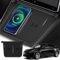 Center Wireless Charging Pad for Tesla Model 3 2023-2021 for Model Y 2024-2021 Anti-Slip Waterproof Silicone Mat Center Console Interior Accessories Phone Charger Pad（Black）