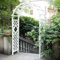Pergolato da giardino in legno bianco resistente, per piante rampicanti, resistente alle intemperie, facile da montare, dimensioni 1,4 m