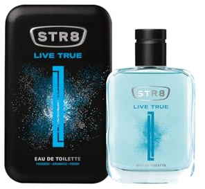 STR8 EDT LIVE TRUE 50ML – fresh & invigorating fragrance with citrus and woody notes, long-lasting scent, ideal for everyday wear, perfect for any occasion