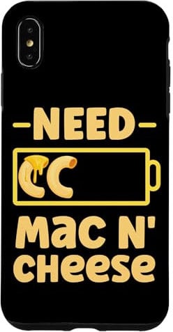 iPhone XS Max Mac And Cheese Battery Need Mac N' Cheese Case