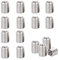 12 Stück Gewindeadapter M10 M8,15mm Edelstahl Gewindehülse M10 Threaded Insert to M8, für Automobilen Dampfturbinen Mechanischen Geräten