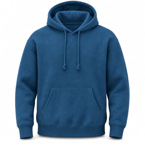 Mellor Design Unisex Pullover Hoodie – Classic Fit Hooded Sweatshirt for Men & Women – Casual Plain Hooded Top