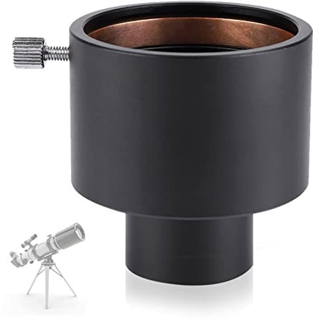 Bindpo Telescopes Mount Adapter,Metal 1.25 Inch to 2 Inch Telescope Eyepiece Adapter 31.7mm to 50.8mm Mount Adapter Compression Ring Fitting