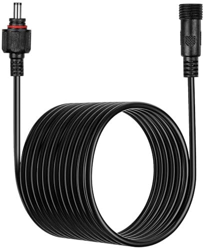Amosfun 5 Meters Universal DC Extension Power Cable Professional Water Pump Solar Lamp Extension Cord for Power Station