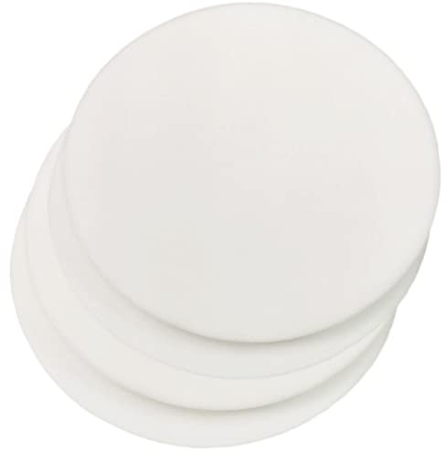 XWanitd Polsterschaumpolsterung, zuschneidbar, Sofa-Schaumstoff-Ersatz, dicker, runder Schwamm für Sitzgelegenheit, Esszimmer, quadratische Stuhlpolster (rund, 3 cm dick, 40 cm)