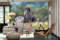 Vlies Fototapete ZEBRA-PORTRÄT 375 x 250 cm (inkl. Kleister) - Vlies Tapete, Wandtapete, Wandbilder - Tapete für Wohnzimmer Schlafzimmer, Büro, Küche - Montagefertig