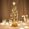 Personalisierte Name Weihnachtshut Kristall Weihnachtsbaum mit LED-Lichtern, benutzerdefinierte Weihnachten Weihnachtshut Kristall Baum Licht, Weihnachtsdekoration für Familie Mama Papa