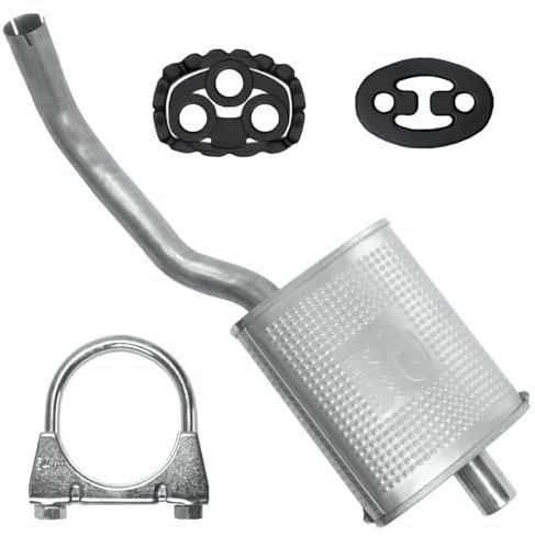 Schalldämpferset Auspuff Endtopf für Fiat Panda 2 II 2003-06/2005 1.3 MJTD Schrägheck