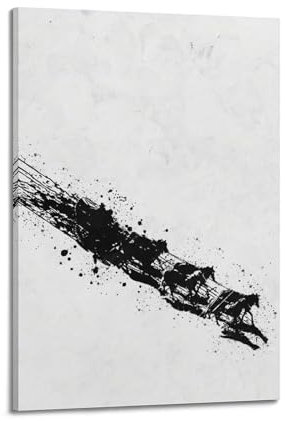 greb Filmposter The Hateful Eight, Raumdekoration, ästhetisches Poster, künstlerisches Poster für Schlafzimmer, Wohnzimmer, Wände, 30 x 45 cm, Rahmenstil