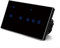 Touch Light Switch,Smart WiFi Touch Switch Tempered Glass panel LED Light Switch(5 Gang-Black)