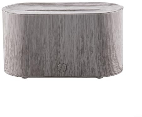 Sileduove Aroma Diffuser with Flame Effect, Flame Aroma Diffuser of the Flame Humidifier, 130 ml, 3D for Bedroom (Grey)