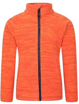 Mountain Warehouse Snowdonia Kinder-Hoodie - leichte Mädchenjacke aus Microfleece, schnell trocknend, Antipilling-Kapuzenpullover Für Jungen, Winter