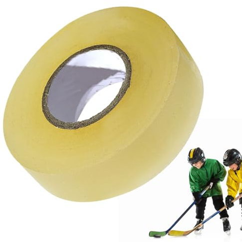 Clear Hockey Tape - Starke, wasserdichte Hockey -Stick -Grip -Klebeband | Langlebiges Sportband für Shin Guard Pad, Flexibles Sportband für Eishockey, Fußballzubehör, Easy Tear & Stretch