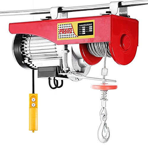 Elektrisches Hebezeug, 200 kg, Seilhebezug, 230 V, 12 m, automatisch für die Installation von Ausrüstung, Hubelementen, mechanischer Traktion (200 kg / 510 W)