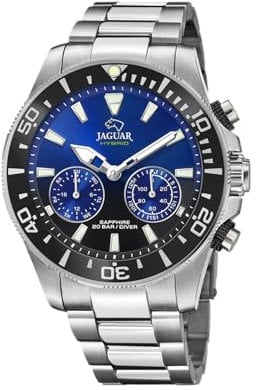 JAGUAR Reloj Analógico para Unisex Adulto de Automático con Correa en Acero Inoxidable J888/6